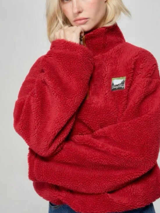 Dairy Boy Sweaters - NWT Dairy Boy Cranberry Mountain Fleece
